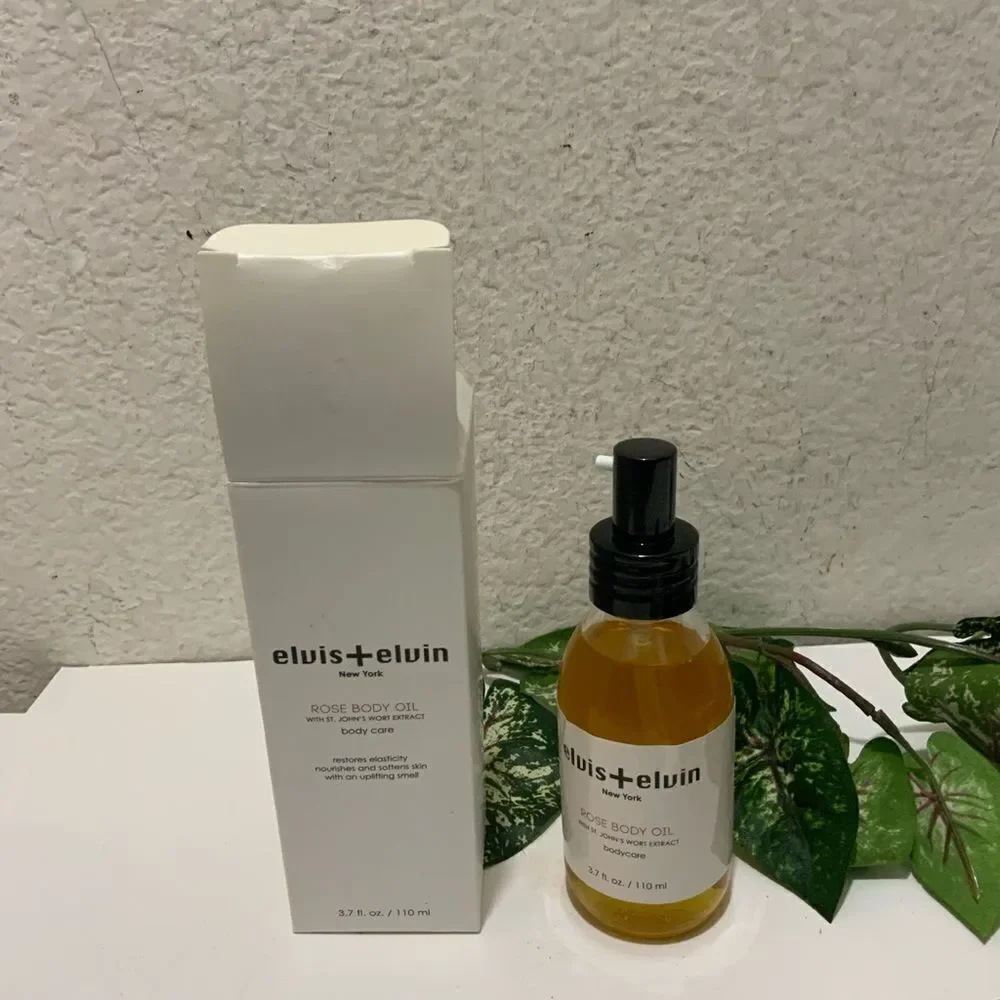Elvis + Elvin Rose Of Winter Body Oil 110ml Womens Skin Care NIB